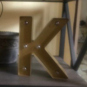 Target - Small light up letter K